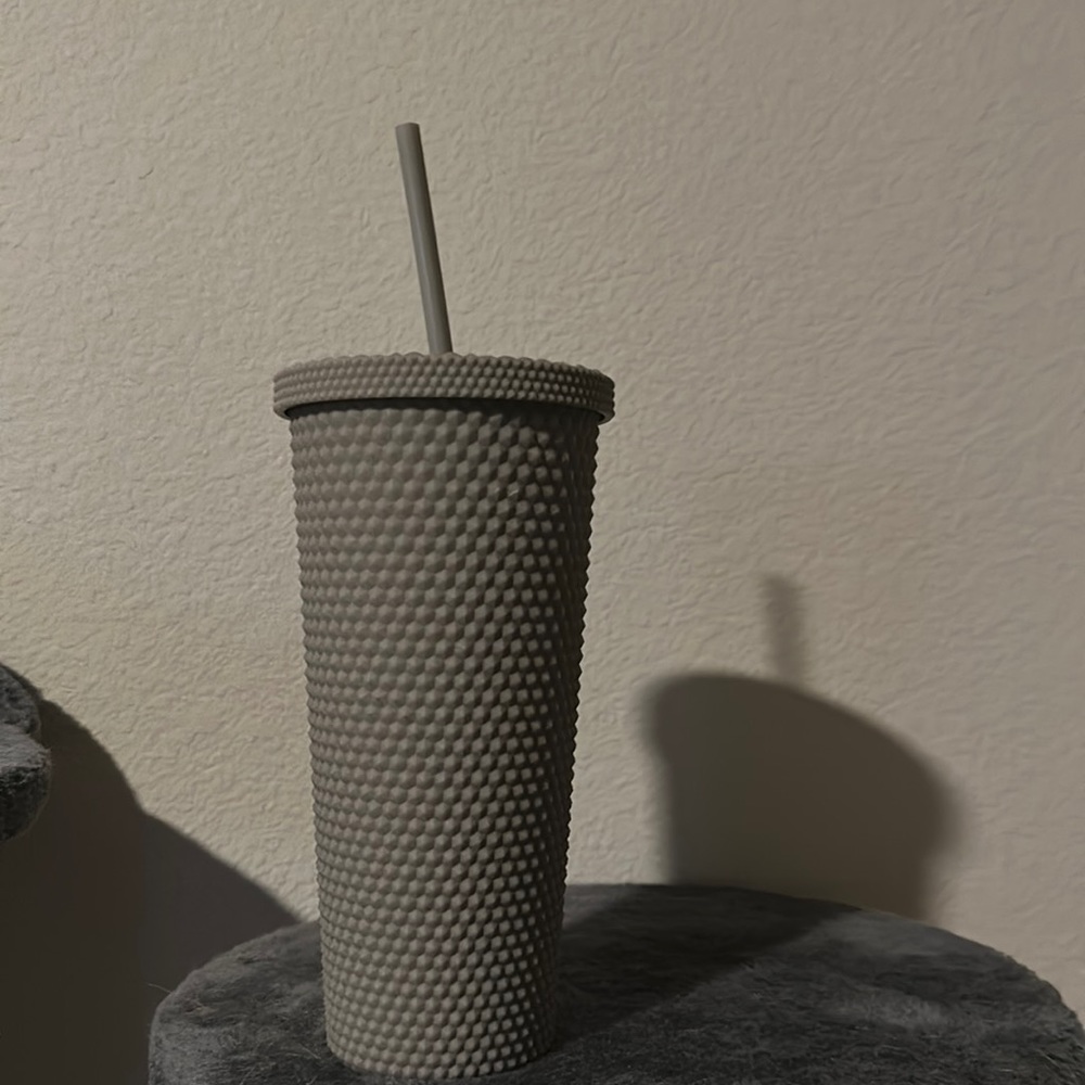 Grey studded cup